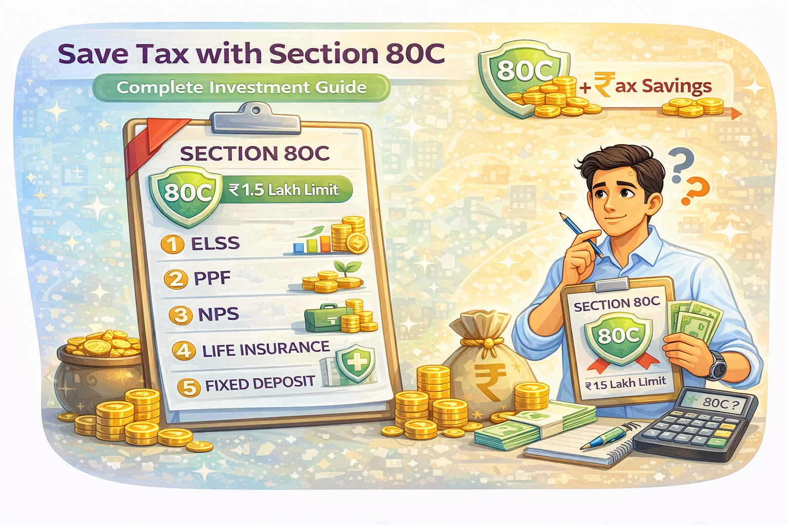 How to Save Tax with Section 80C: Complete Investment Guide